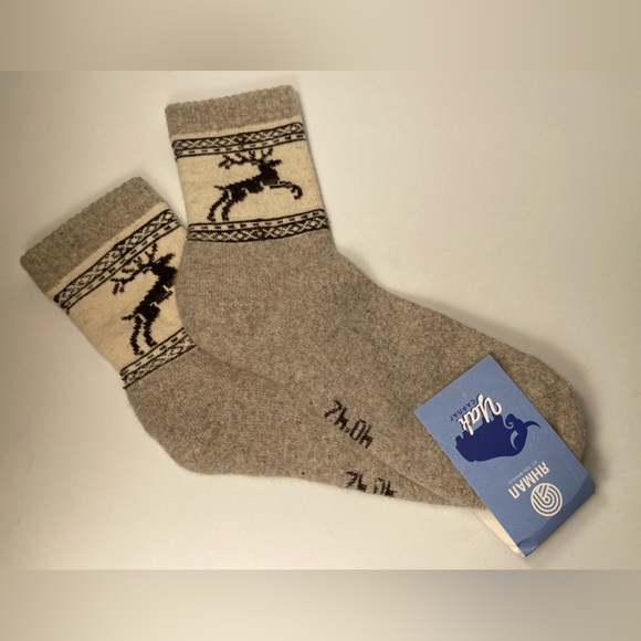 Yak wool blend thermal socks 40-42 Mongolia - Picture 1 of 6